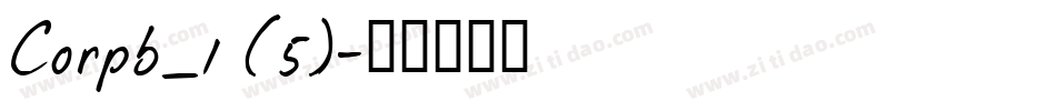 Corpb_1 (5)字体转换